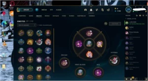 Conta unranked nivel 158, 42 skins, 27 emotes, 119 icones - League of Legends LOL