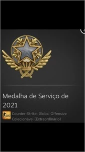 Conta de CS:GO com prime, 2 medalhas... - Counter Strike