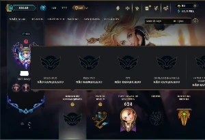 Unranked com TODOS os Champs e 125 Skins ( Nivel 441 )