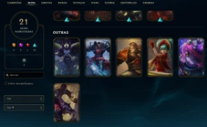 Conta League of Legends Full Acesso - 27 Champs e 21 Skins LOL