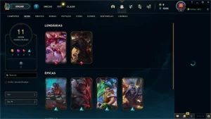 CONTA LEAGUE OF LEGENDS DIAMANTE 4 LOL