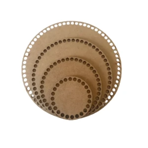 Kit 10 Base Para Crochê, MDF 3mm, Fio De Malha 08 a 30... - Artesanato e Personalizados