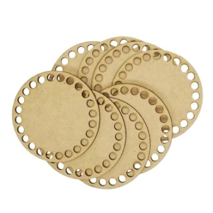 Kit 10 Base Para Crochê, MDF 3mm, Fio De Malha 08 a 30... - Artesanato e Personalizados