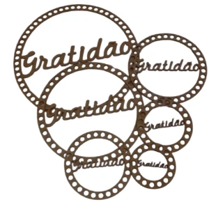 Kit 10 Base Para Crochê, MDF 3mm, Fio De Malha 08 a 30... - Artesanato e Personalizados