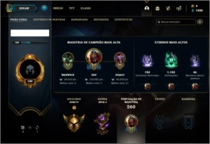 Conta ouro 4 com 81 champs e 73 skins + 60 Espolios - League of Legends LOL