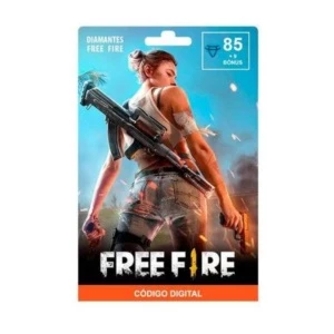 85 diamantes + bônus - Free Fire