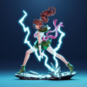 CA 3D Studios - Sailor Moon Makoto Kino stl - Outros