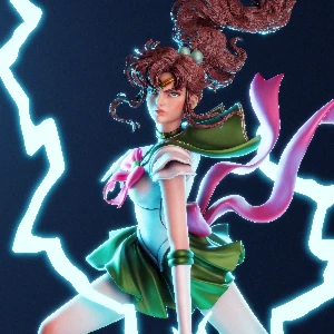 CA 3D Studios - Sailor Moon Makoto Kino stl - Outros