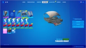 CONTA SEASON 3 COMPLETA-SALVE O MUNDO-TUBARÃO MAKO-119 SKINS - Fortnite