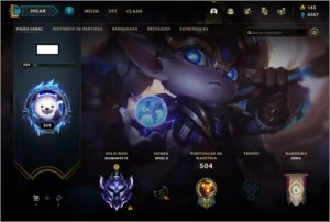 CONTA DIAMANTE 4 - 207 SKINS -2 MÍTICAS E 15 LENDÁRIAS - League of Legends LOL