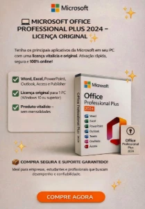 Office 2024 - Ativação Online