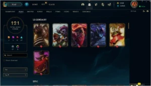 CONTA DE LOL PLATINA2, 11829 EA, 1369 RP, 125 CHAMPS - League of Legends