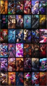 Ouro V - 84 Champs - 37 Skins - League of Legends LOL