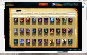 Ouro V - 84 Champs - 37 Skins - League of Legends LOL