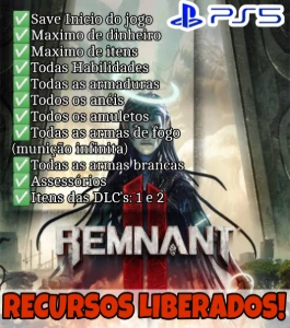 Remnant 2 (PS5) - Dinheiro, Itens, Habilidade, Armas, ETC!!!