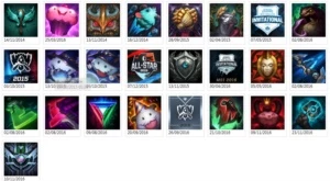 DIAMANTE V 5 / OURO 1 FLEX / 42 CHAMP / 22 SKIN - League of Legends LOL