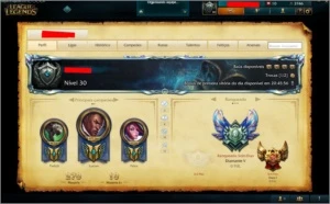 DIAMANTE V 5 / OURO 1 FLEX / 42 CHAMP / 22 SKIN - League of Legends LOL