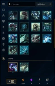 Conta League of Legends nível 35 LOL