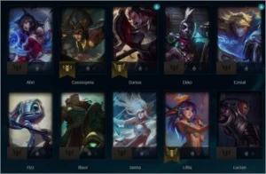 Conta League of Legends nível 35 LOL