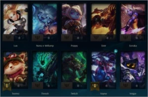 Conta League of Legends nível 35 LOL