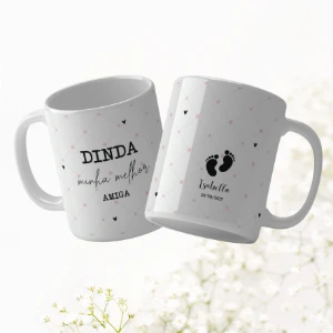 Caneca Personalizada para Dindo ou Dinda - Artesanato e Personalizados