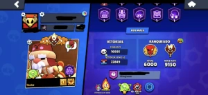 Conta Brawl Stars / 2018 / Alien / 105K Troféus / +460 Skins
