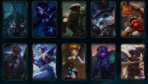 Conta League of Legends Full Acesso - 125 Champs e 80 Skins LOL