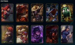 Conta League of Legends Full Acesso - 125 Champs e 80 Skins LOL