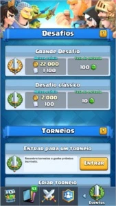 Clash Royale NV 10- 3421 TROFÉUS