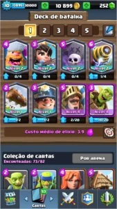 Clash Royale NV 10- 3421 TROFÉUS