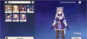 (AR7) Keqing + Fishl + Arco enferrujado + 3 armas 4* - Genshin Impact
