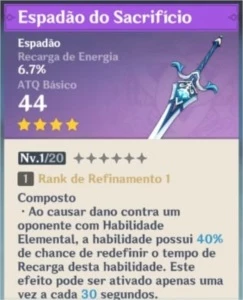 (AR7) Keqing + Fishl + Arco enferrujado + 3 armas 4* - Genshin Impact