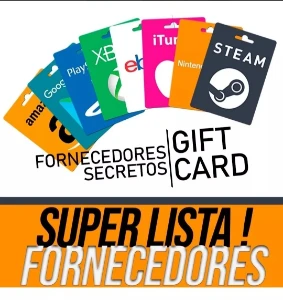 Temas shopify + Lista fornecedores gift cards