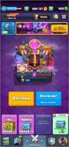 CONTA CLASH ROYALE NÍVEL 12
