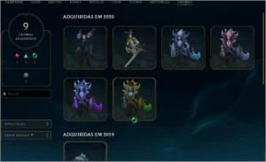 conta de lol da s6 79 skin da s6 - League of Legends