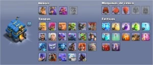 Conta de Clash of Clans TH12