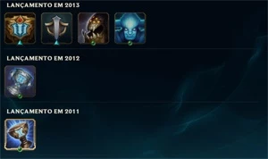 Conta League of Legends Season 1 - 153 skins, 155 campeões LOL
