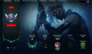 Conta League of Legends Season 1 - 153 skins, 155 campeões LOL