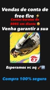 Conta de free fire , barata - Outros