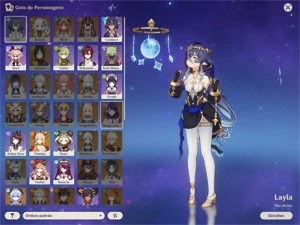 Conta Ganyu+Mona+Yoimiya - Genshin Impact