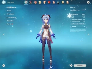 Conta Ganyu+Mona+Yoimiya - Genshin Impact
