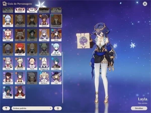 Conta Ganyu+Mona+Yoimiya - Genshin Impact