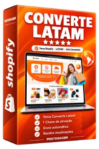 Tema Converte Latam Shopify Atualizado + Chave de Ativação - Sites, Lojas e Sistemas Prontos Sites e Scripts