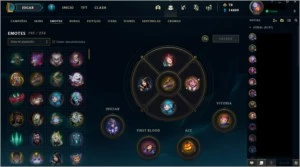 Conta LoL Br c/ 421 SKINS, TODOS campeões e 14k de essência - League of Legends