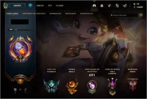 Conta LoL Br c/ 421 SKINS, TODOS campeões e 14k de essência - League of Legends