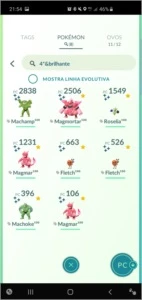 Conta Pokemon lvl 40 com xp para lvl 41 - Pokémon