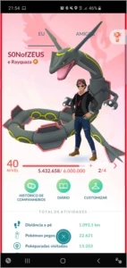 Conta Pokemon lvl 40 com xp para lvl 41 - Pokémon
