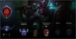 conta lol diamante 4 - League of Legends
