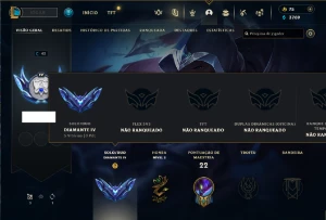 Vendo Conta Diamante 4 - Promoção - League of Legends LOL