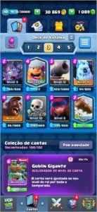 Conta Clash Royale 1k de Gemas